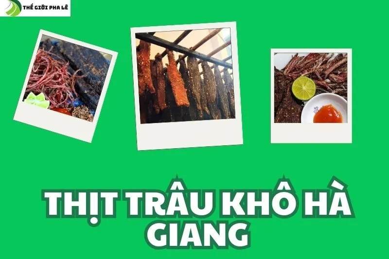 thịt trâu khô hà giang