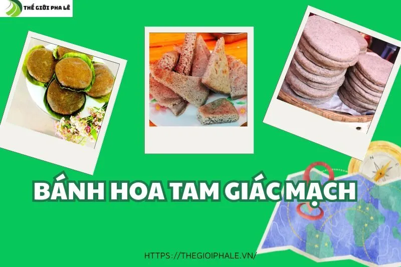 bánh hoa tam giác mạch