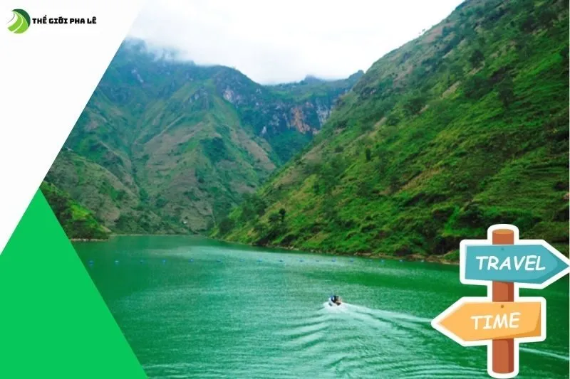 Cách di chuyển trên sông Nho Quế